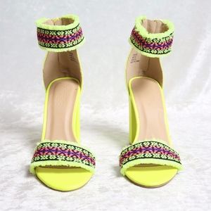 NEW✨CHARLOTTE RUSSE NEON HEELS
